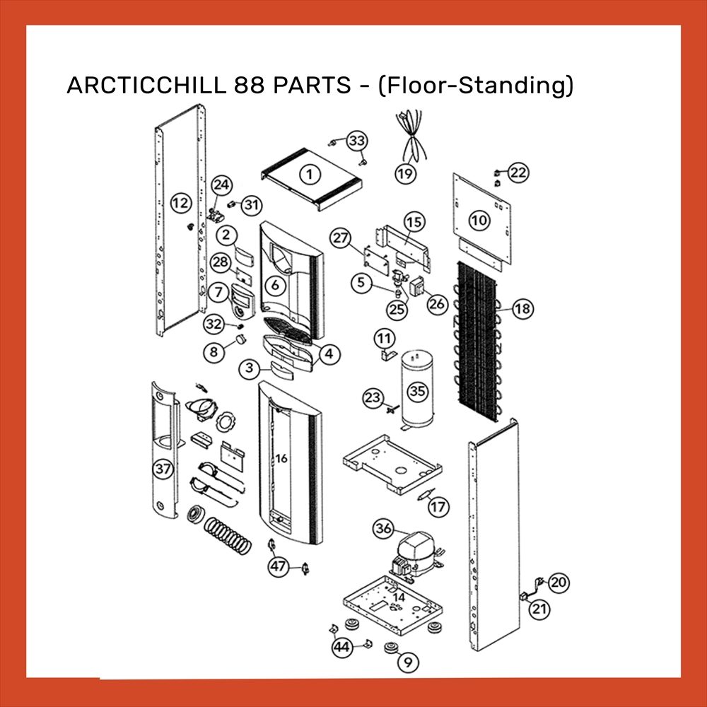 ARCTICCHILL 88 - FLOORSTANDING PARTS
