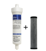 NANOFilter Water Filter Candle & Reusable Housing - eliminates 99.9% of Crypto, E Coli, Giardia, Pseumonas and eliminates taste & smell of chlorine