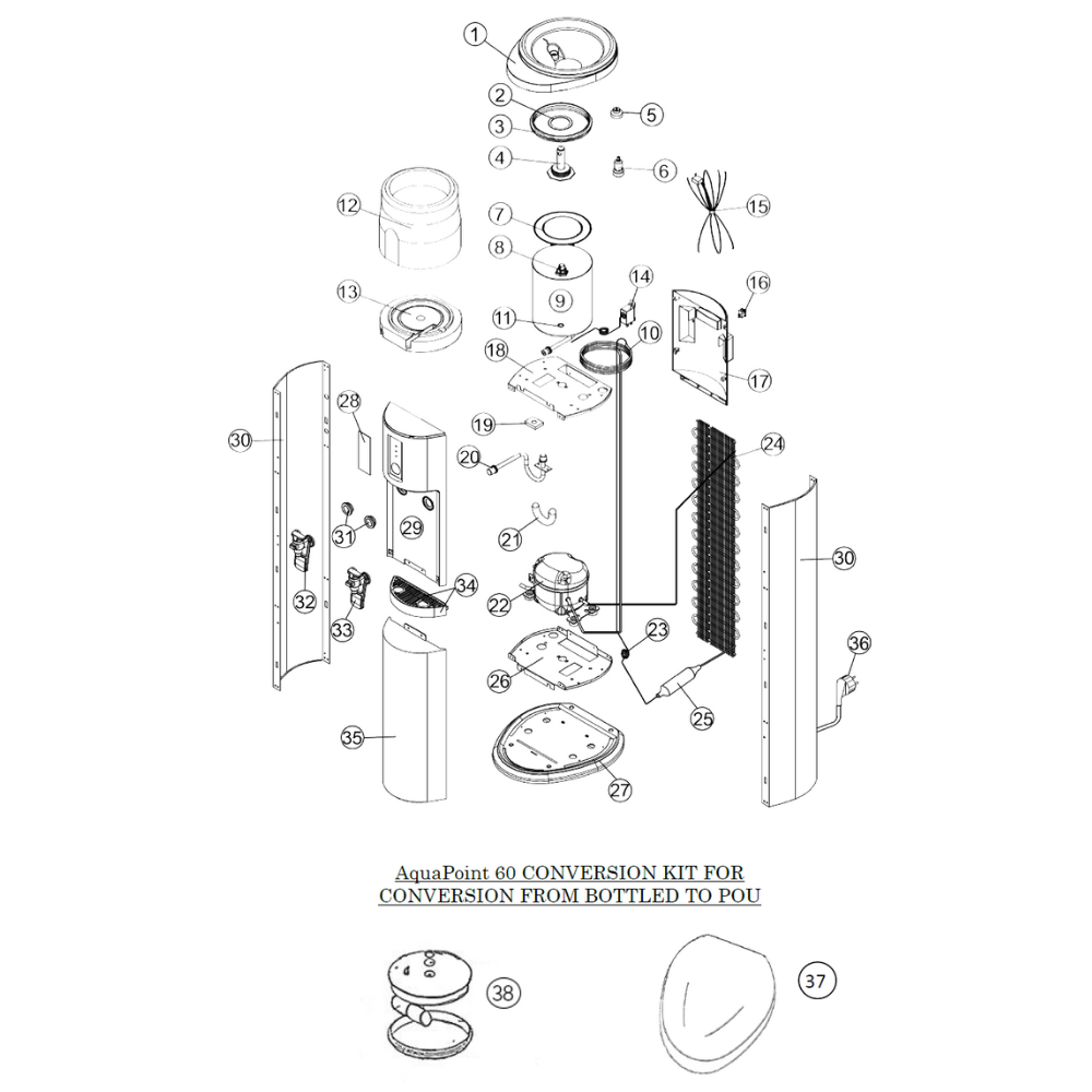 AQUAPOINT 60 Parts