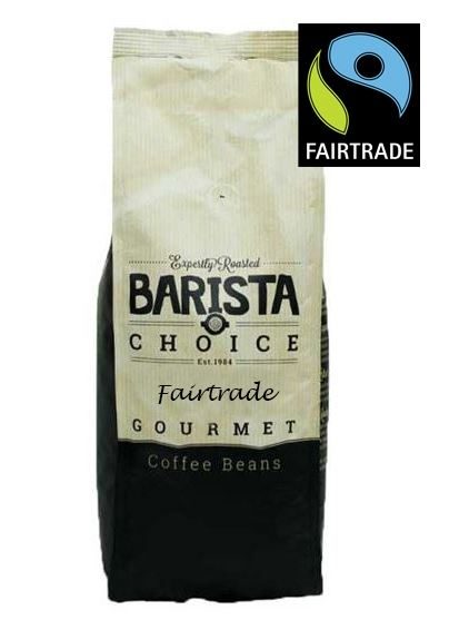 Barista Choice Fairtrade Beans - 1Kg Bag